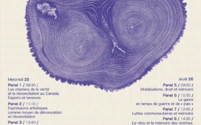 Retour sur le colloque  « Perspectives sociales et théoriques sur la vérité, la justice et la réconciliation dans les Amériques » – 24 et 25 avril 2018